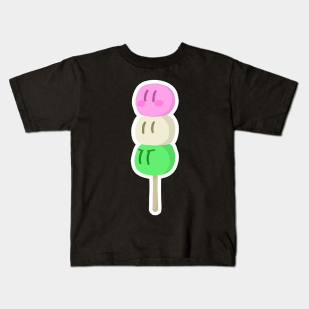 Dango Daikazoku - CLANNAD Sticker Kids T-Shirt by ChandlerDoodles